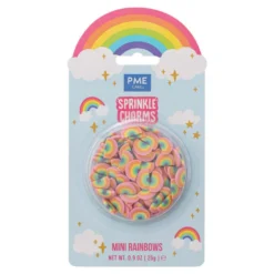 PME Sprinkle Charms kleine Regenbogen - Rainbow 25g
