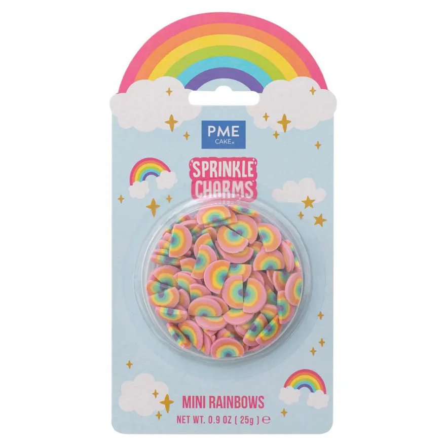 PME Sprinkle Charms kleine Regenbogen - Rainbow 25g