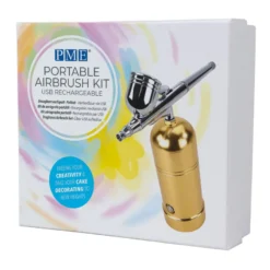 PME Tragbares Airbrush-Set - Gold