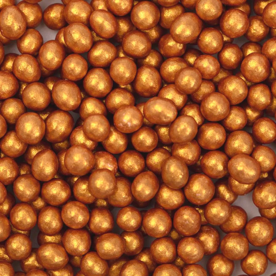 PME Zuckerperlen gold 6 mm 60 g