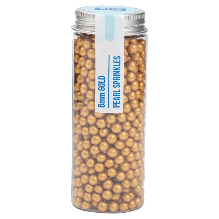 PME Zuckerperlen gold 6 mm 60 g