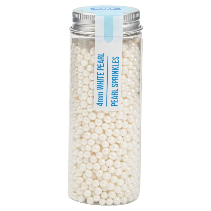 PME Zuckerperlen Perlweiß 4 mm 74 g