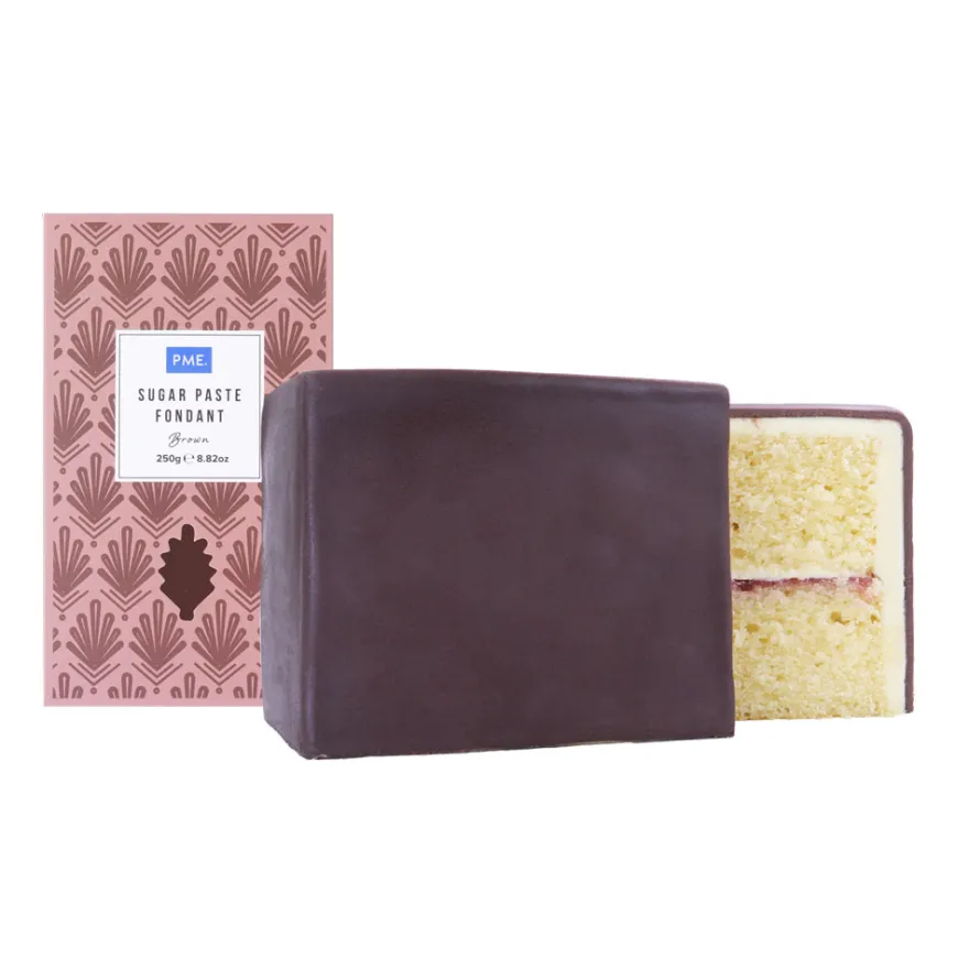 Profi Qualität - PME Fondant Braun 250g