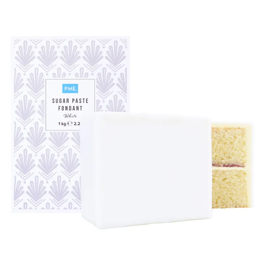 Profi Qualität - PME Fondant Weiß 250g