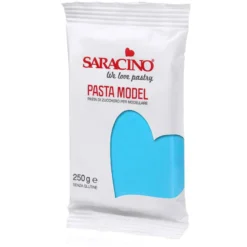 Saracino Modellierpaste - Hellblau / Celeste 250g