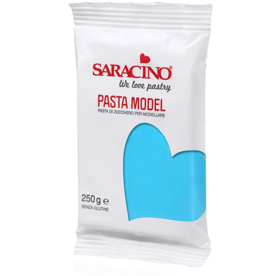 Saracino Modellierpaste - Hellblau / Celeste 250g