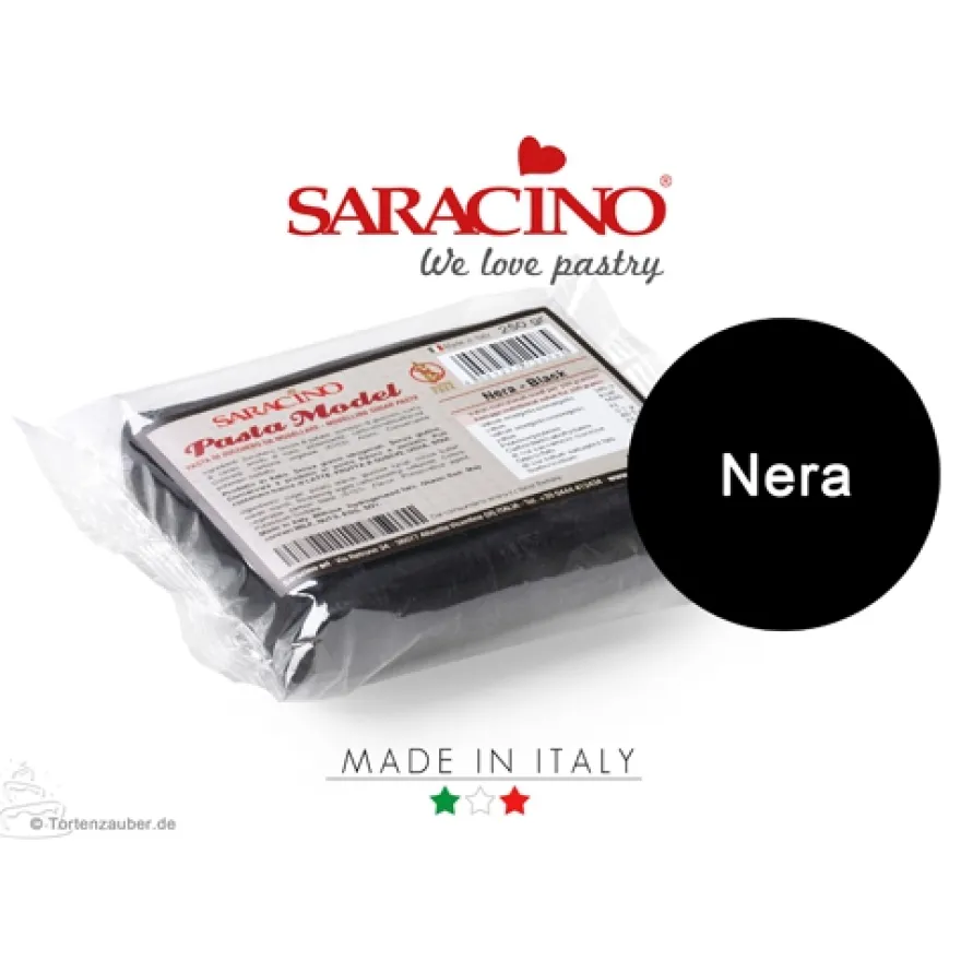 Saracino Modellierpaste - Schwarz 250g