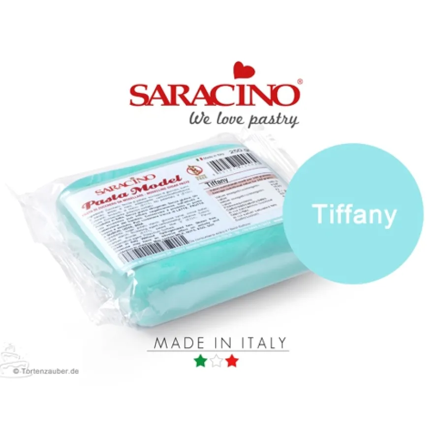 Saracino Modellierpaste - Tiffany Blau 250g