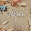 SC Cake Topper Holz - Zur Kommunion