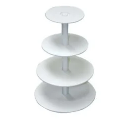 Standard Kunststoff Etagere 4-stöckig