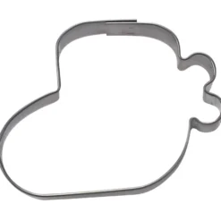 Städter Ausstecher Babyschuh 7 cm Weißblech