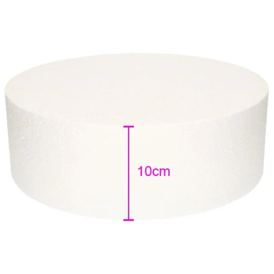 Styropor Dummy rund 10cm -Ø25cm