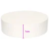 Styropor Dummy rund 7cm hoch -Ø30cm