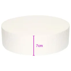 Styropor Dummy rund 7cm hoch -Ø30cm
