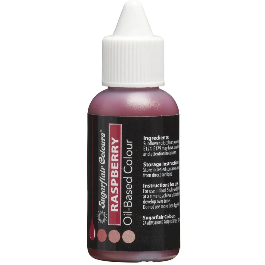 Sugarflair fettlösliche Lebensmittelfarbe - Raspberry