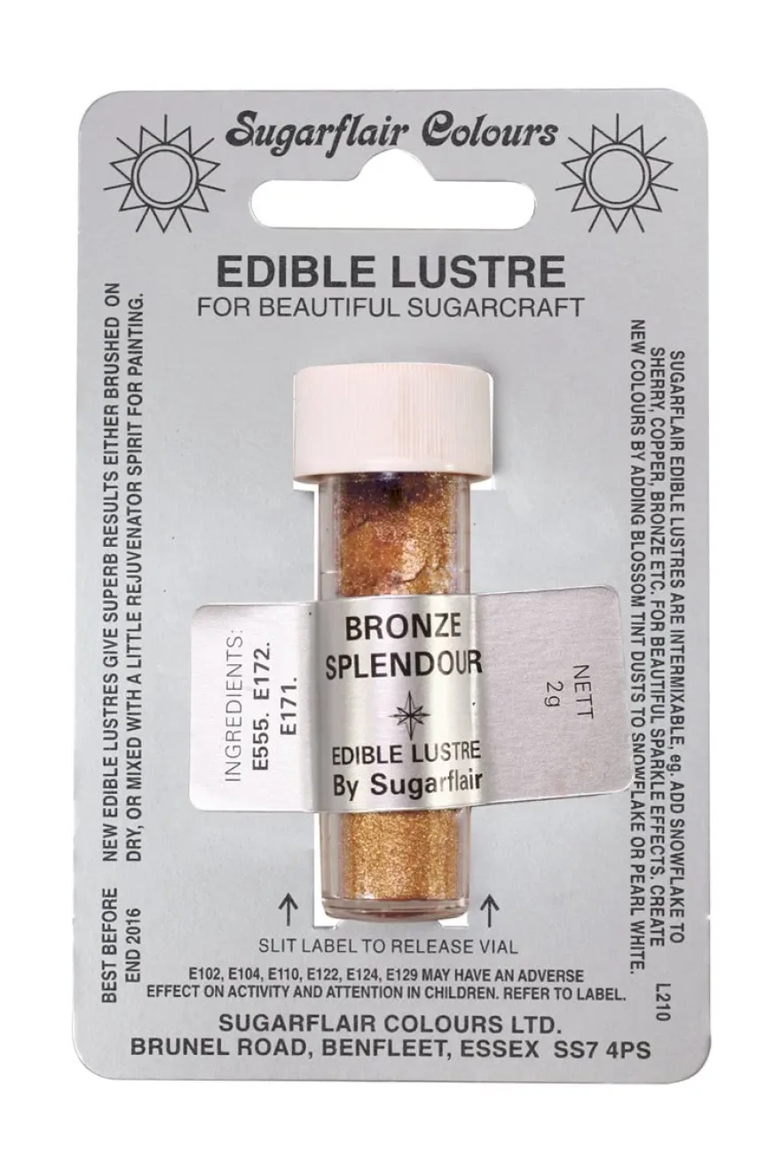 Sugarflair Glanz- Puder, Bronze Splendour 2g