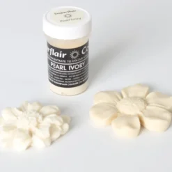 Sugarflair Pastell Pasten farbe – Pearl Ivory 25g