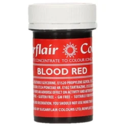 Sugarflair Pastenfarbe Blutrot - Blood Red