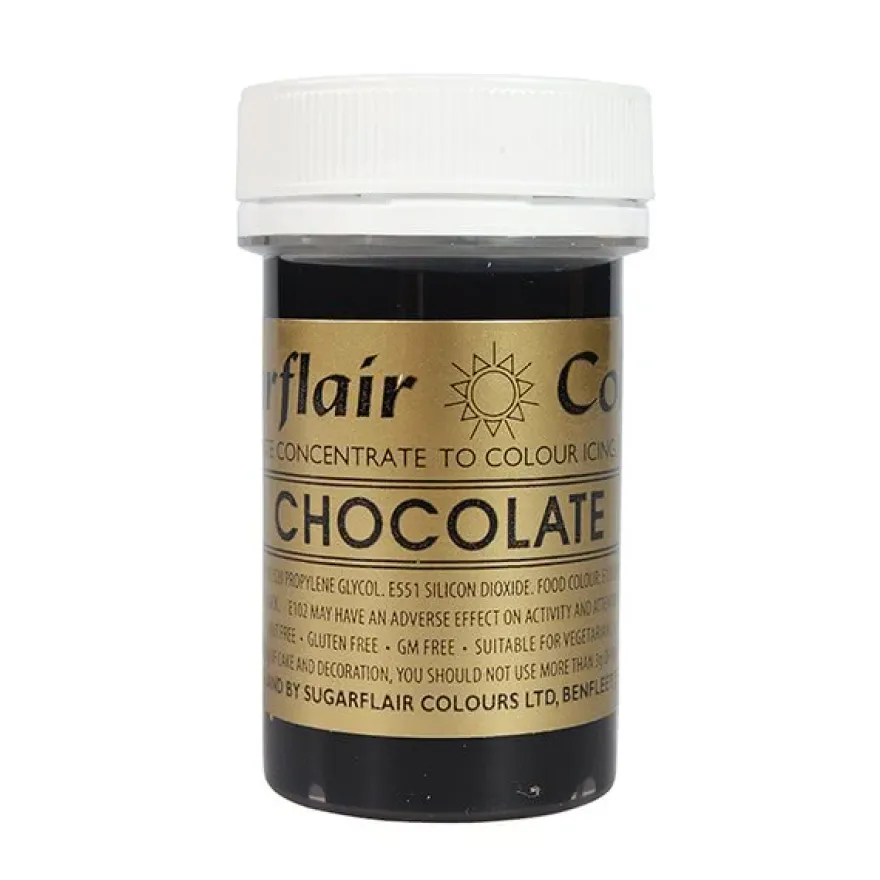 Sugarflair Pasten- Farbe Chocolate 25g