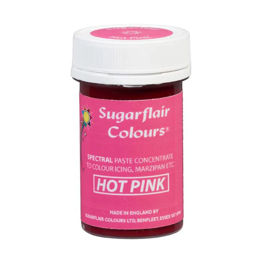 Sugarflair Pasten- Farbe Spectral Hot Pink 25g
