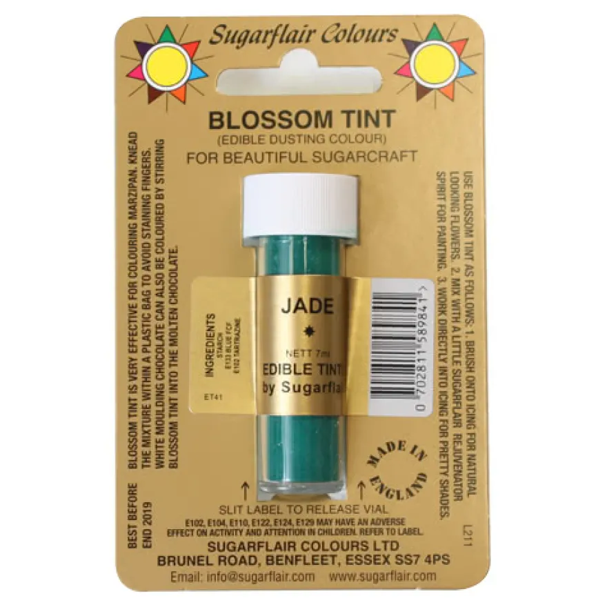 Sugarflair Puder Jade, 7ml