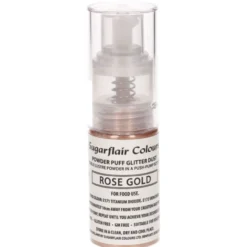 Sugarflair Pump Spray Glitter Dust - Rose Gold 10g