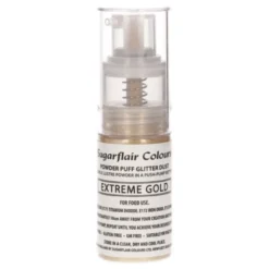 Sugarflair Pump Spray Glitter Dust - Extreme Gold 10g