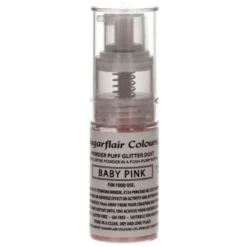 Sugarflair Pump Spray Glitter Dust - Baby Pink 10g