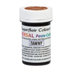 Sugarflair Universal-Pastenfarben - Tawny 22g