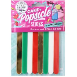 Sweet Stamp Mini Cakesicle Popsicle Sticks - Italy 8 Stück