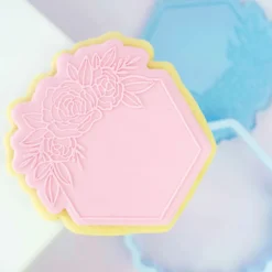 Sweet Stamp Outboss Stamp N Cut - Hexagon Floral