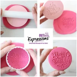 Sweet Stamp Outboss Stamp N Cut - Dinosaurier-Fußabdruck & Knochen