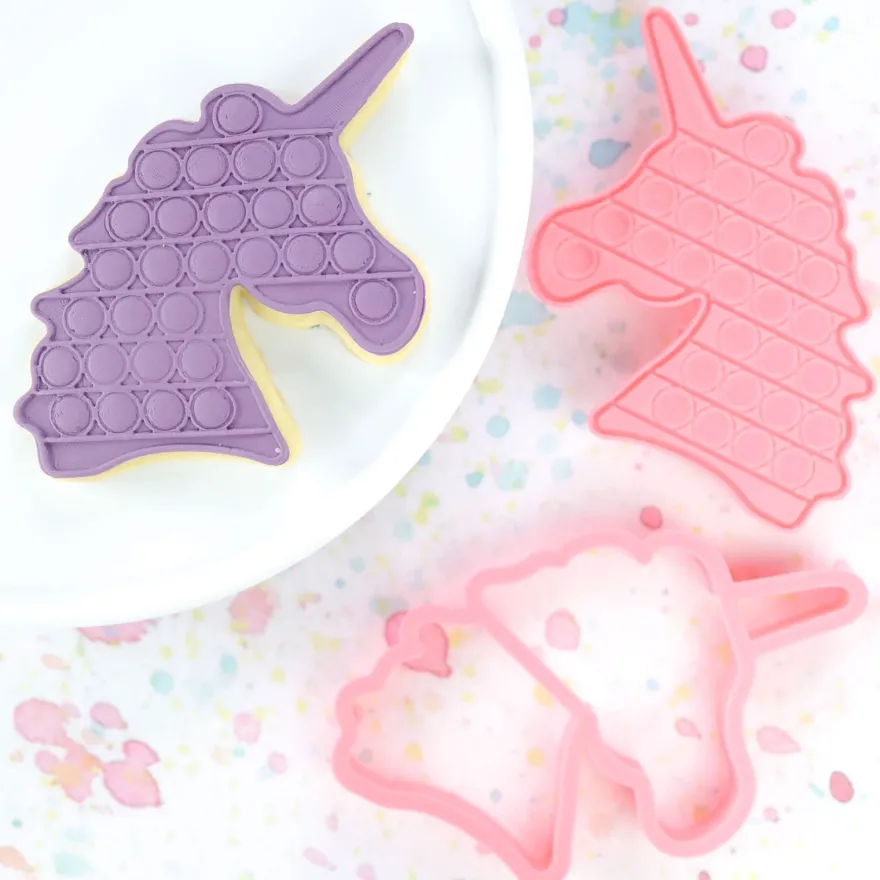 Sweet Stamp Unicorn Pop It Embosser & Cutter Set