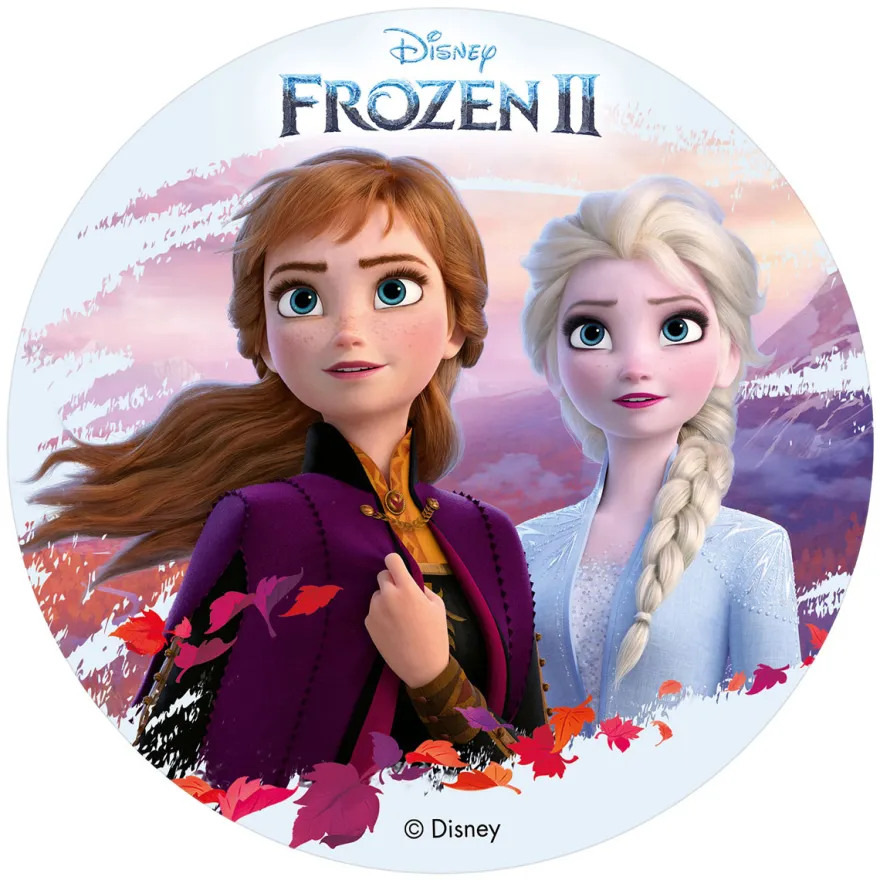 Tortenaufleger Esspapier - Frozen 2 - 20cm