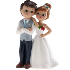 Tortenfigur Hochzeit - Brautpaar Red Rose