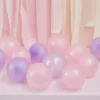 Umweltfreundliche Luftballons - 40 Stück Pink Purple