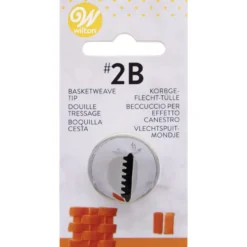 Wilton Decorating Tip #2B Basketweave- Korbgeflecht groß