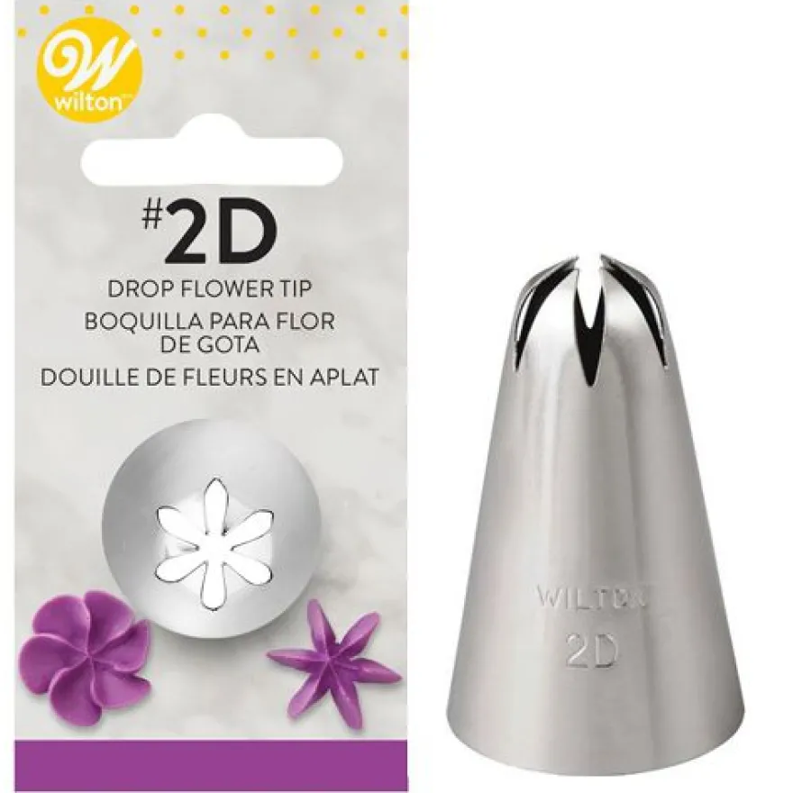 Wilton Decorating Tip #2D Dropflower Carded - Blumentülle