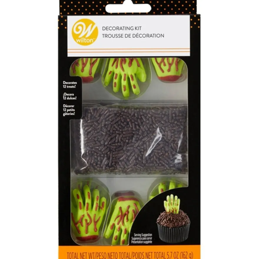 Wilton Dekorations-Set Zombie-Hand 12 Stück