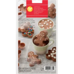 Wilton 3D Hot Chocolate Mould - Lebkuchenmännchen
