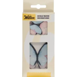 Wilton Esspapier Schmetterlinge Pastell 8 Stück