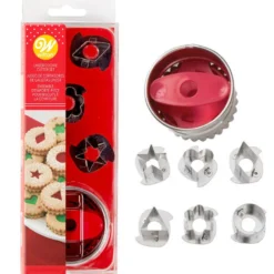 Wilton Linzer Keksausstecher Set - 7teilig