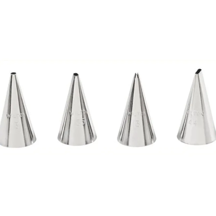 Wilton Schreibtüllen Set - #3, #13, #44, #55