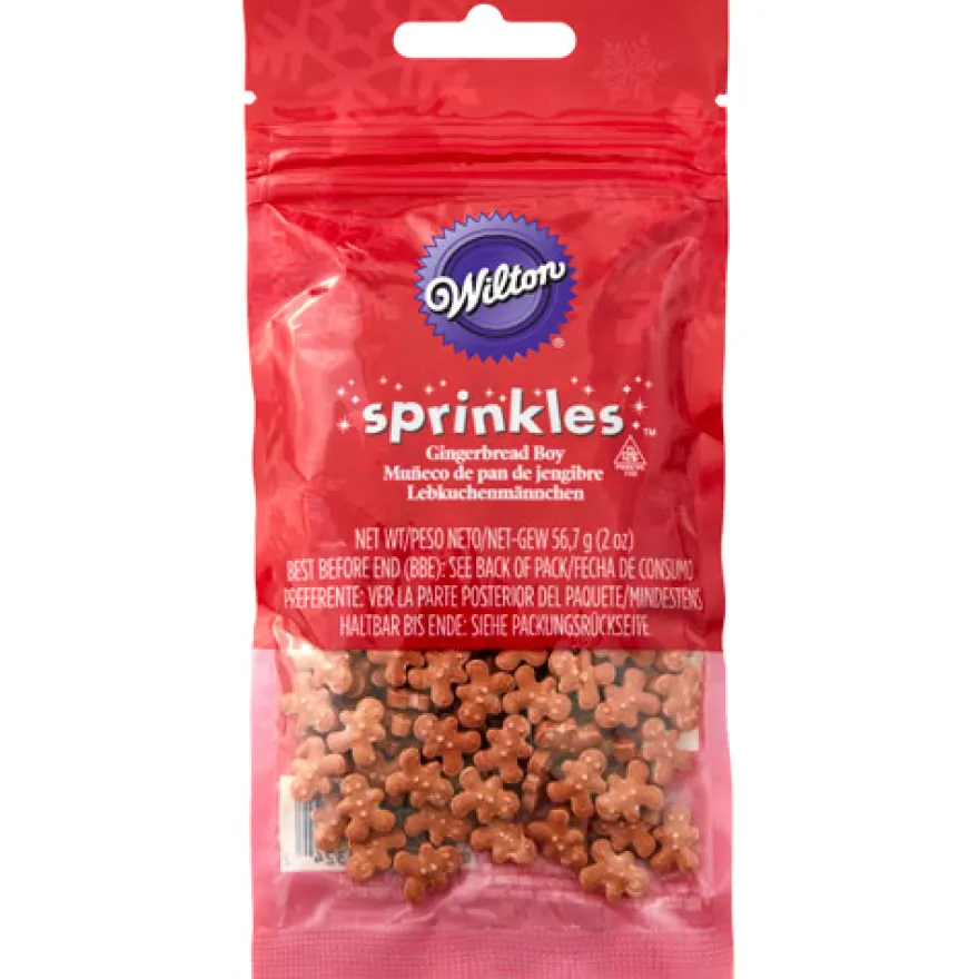 Wilton Sprinkles 3d - Lebkuchenmännchen 56g
