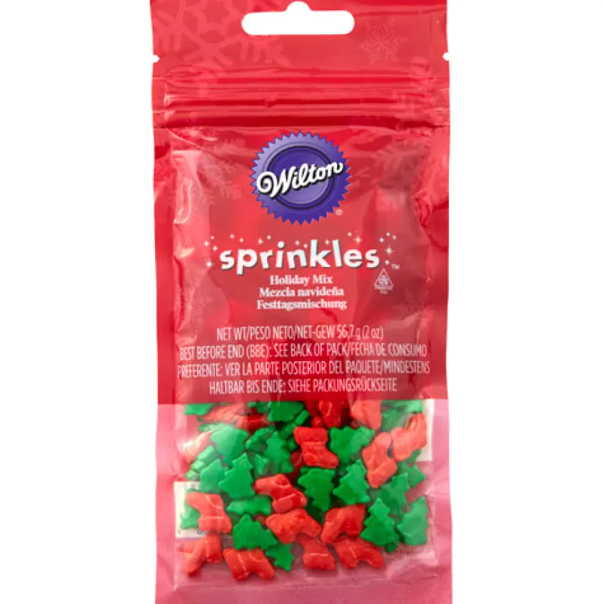 Wilton Sprinkles 3d - Stiefel & Tannenbaum 56g