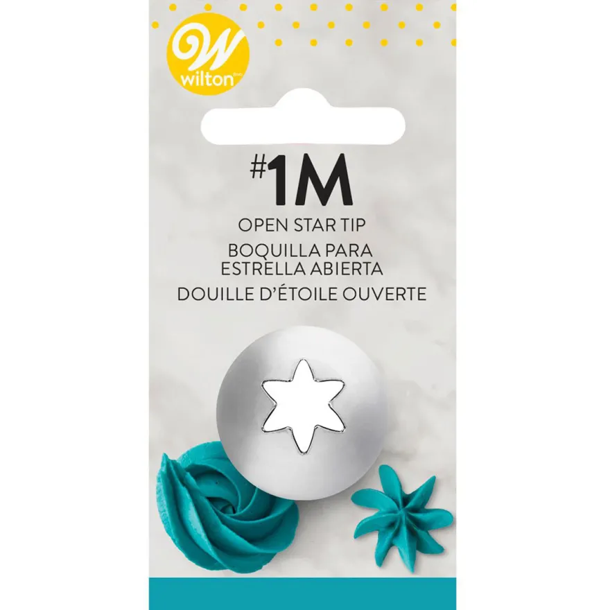 Wilton Sterntülle Decorating Tip #1M open Star