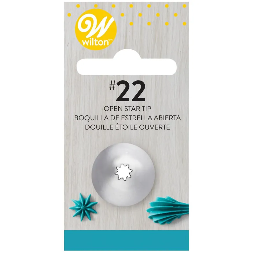 Wilton Sterntülle - Decorating Tip #22 open Star