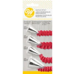 Wilton Tüllen-Set Rüschen #100, # 86, #102, #125