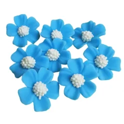 Zuckerblumen Vergissmeinnicht 8 Stück - Kornblumenblau